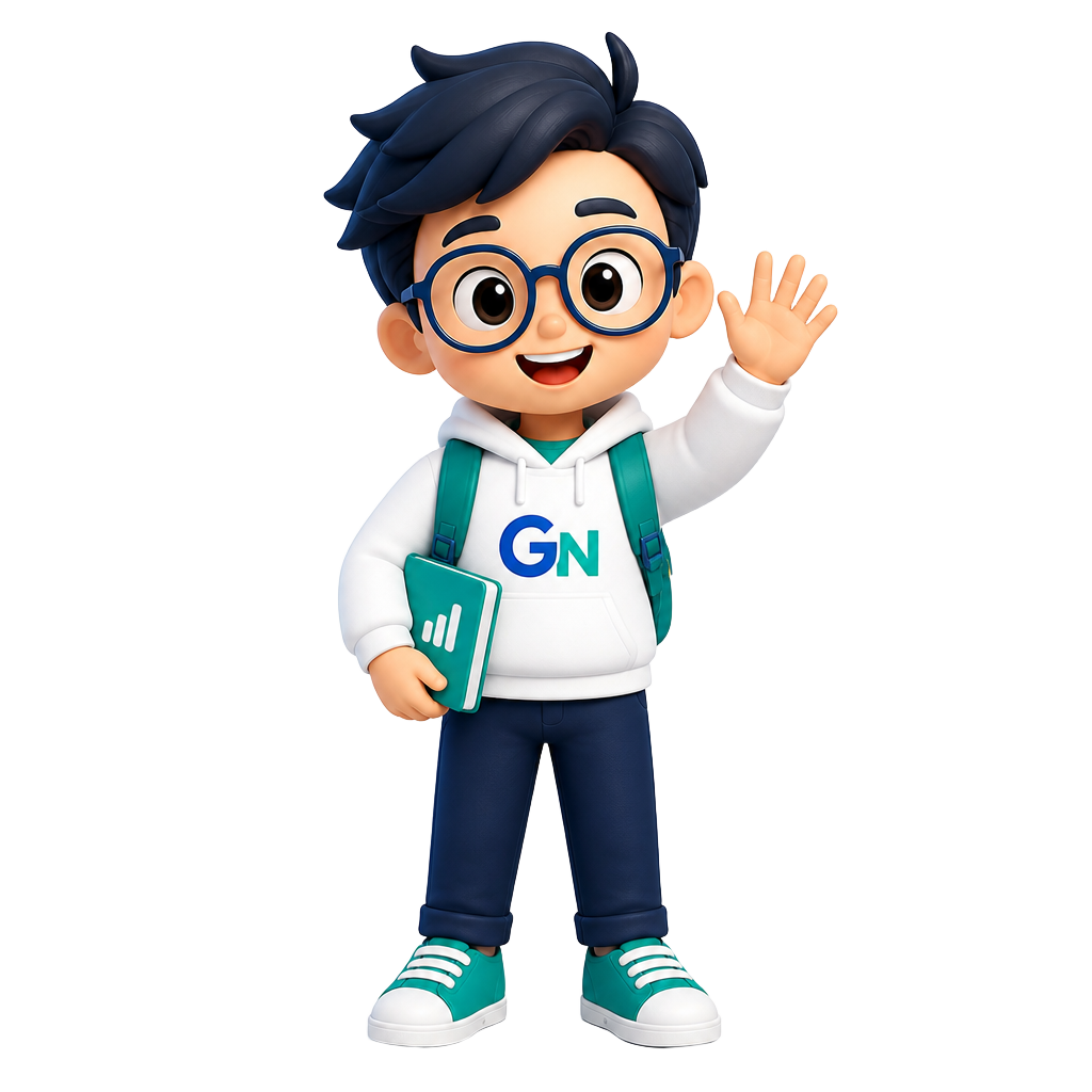 GradeNeeded mascot happily waving