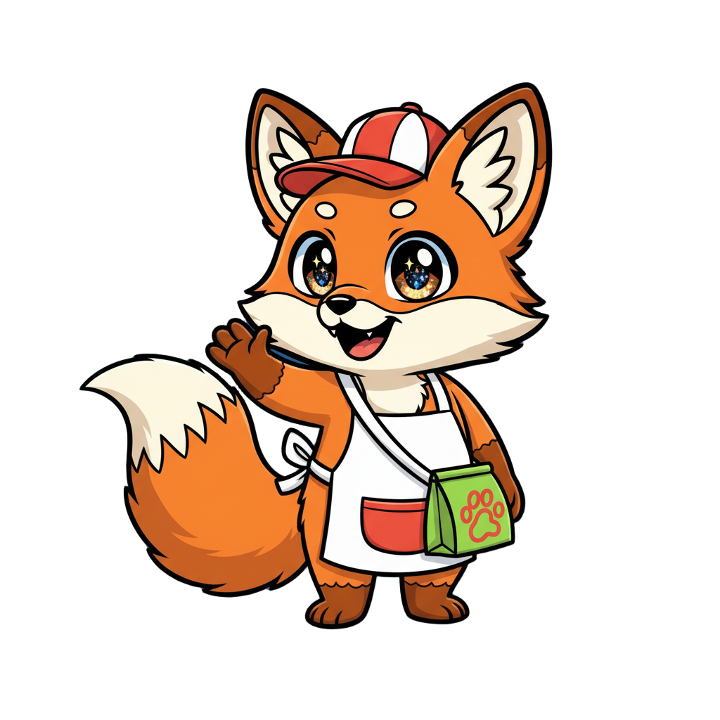 Friendly wave - Foodie Fox