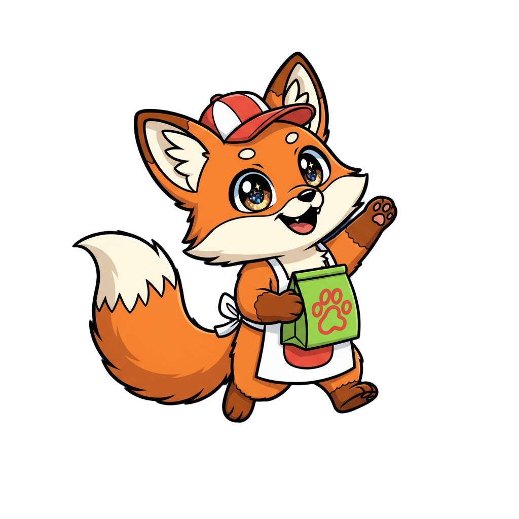 Happy jump - Foodie Fox