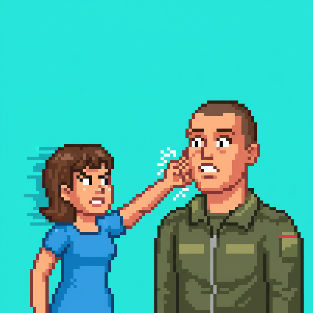 Get slapped by a girl